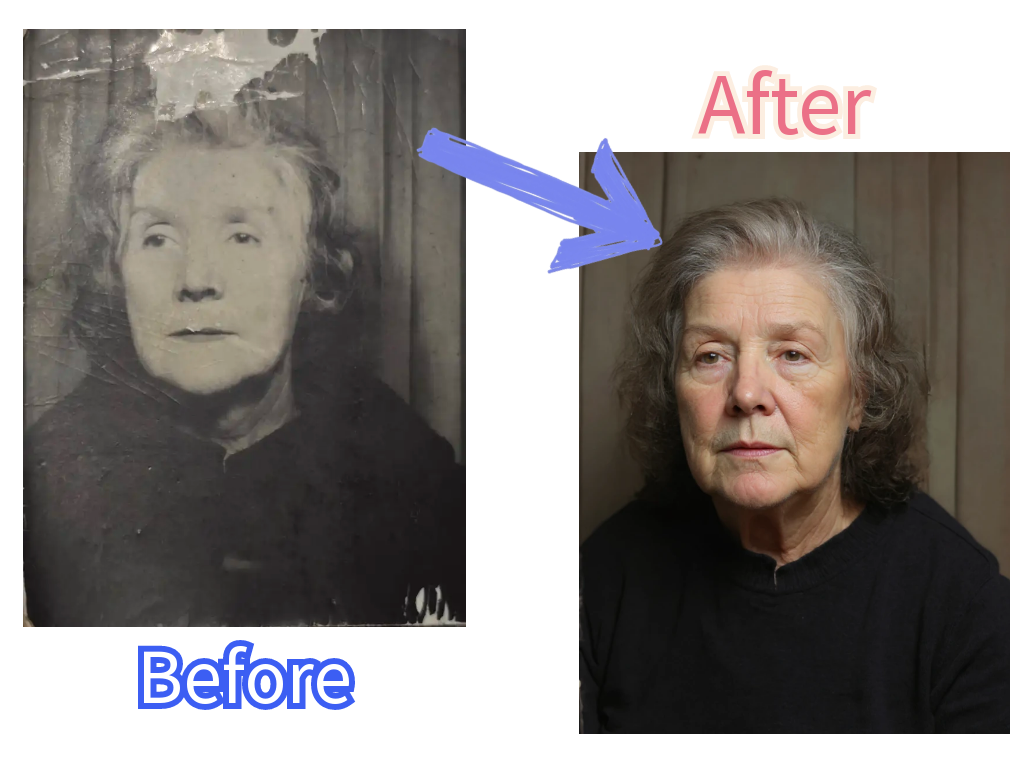 Old Photo Restoration Example
